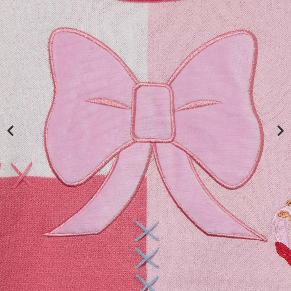 Disney Pink Patchwork Sweater - image 2
